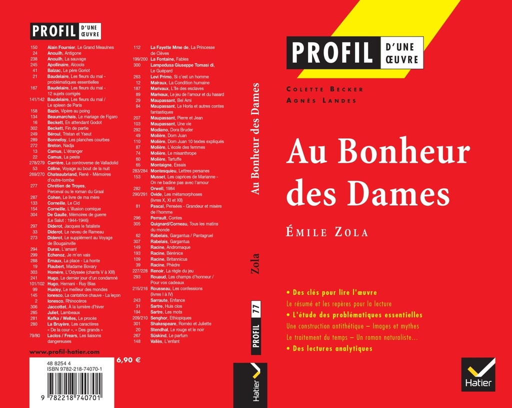 Profil - Zola (Emile) : Au Bonheur des Dames