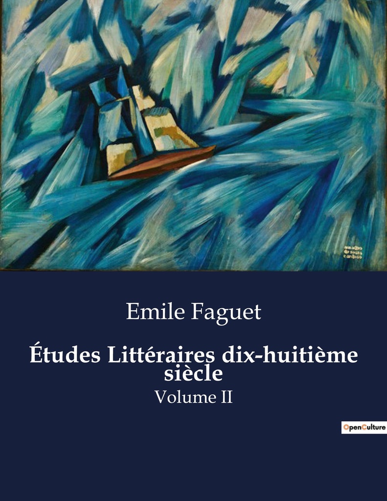 [9791041831807] Études Littéraires dix-huitième siècle