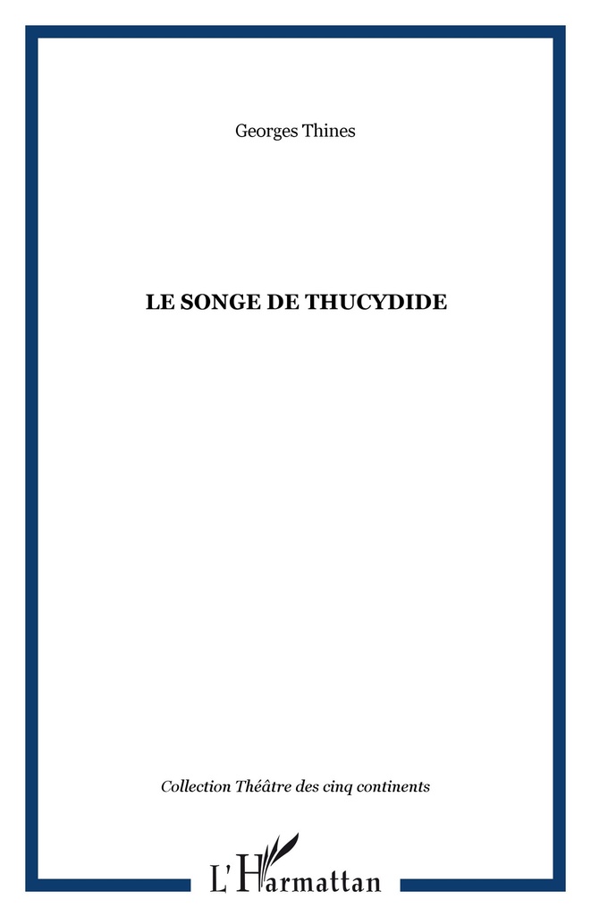 [9782738498434] LE SONGE DE THUCYDIDE