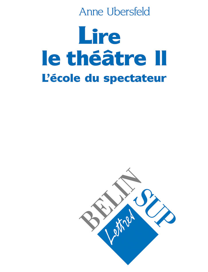 [9782701119182] Lire le théâtre II