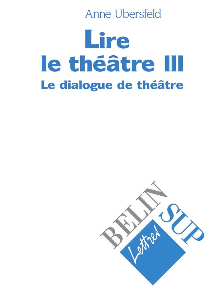 [9782701120218] Lire le théâtre III