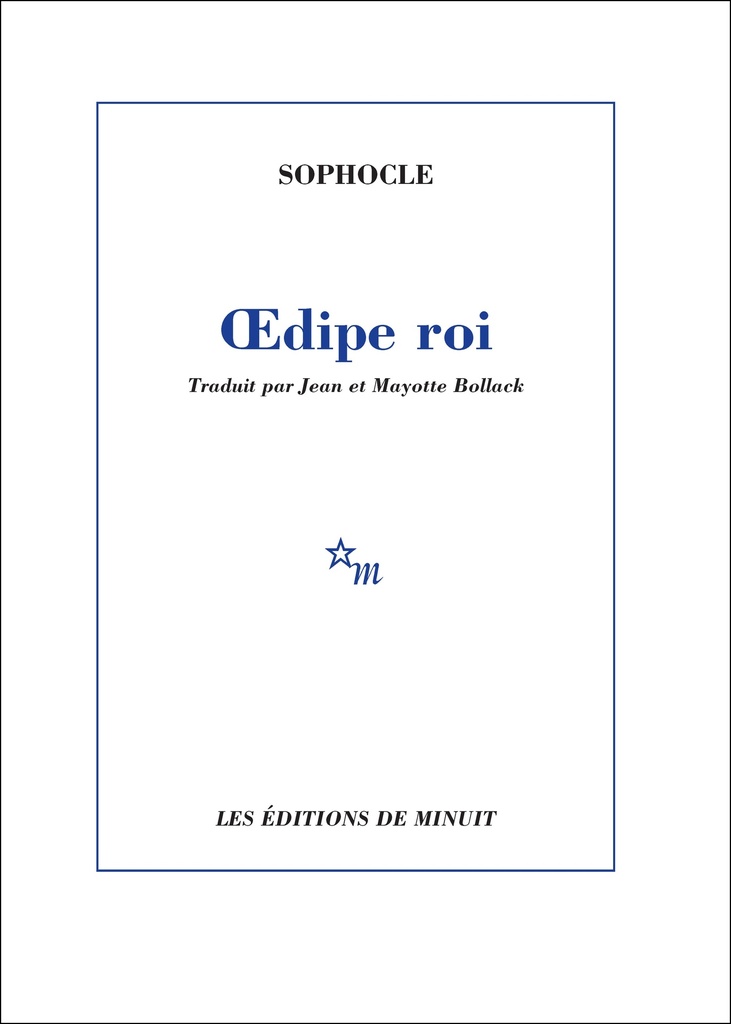 [9782707310439] Oedipe roi