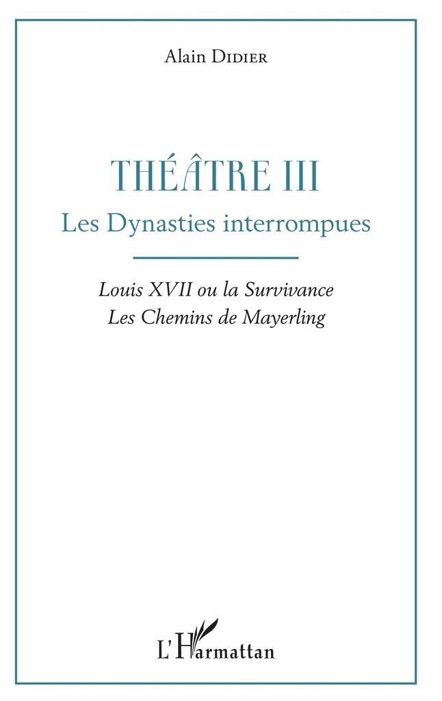[9782343167947] Théâtre III
