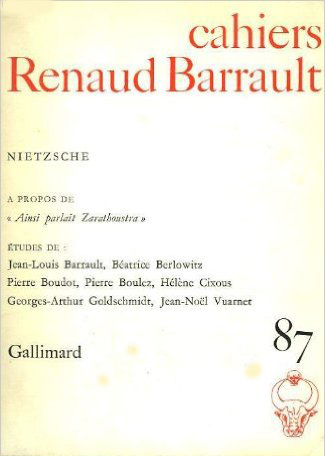 [9782070290659] Cahiers Renaud Barrault
