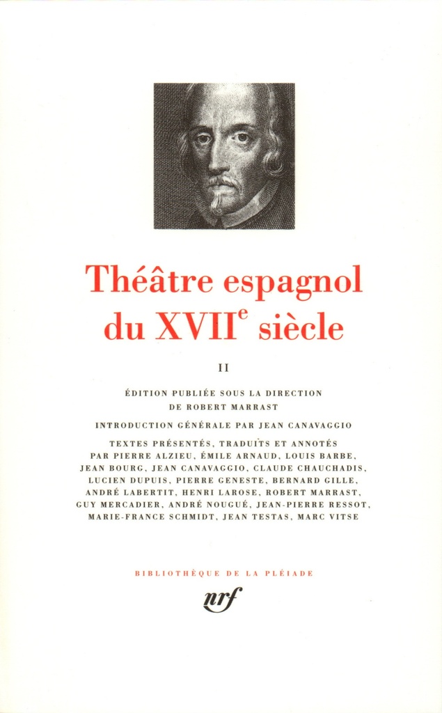 [9782070113071] Théâtre espagnol du XVIIᵉ siècle