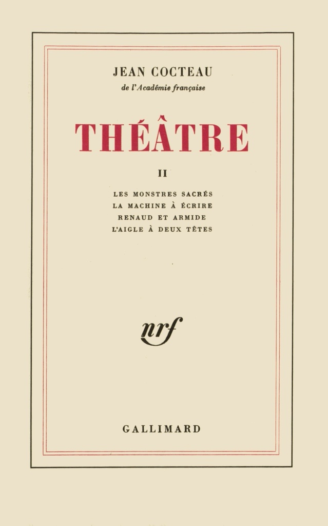 [9782070215850] Théâtre