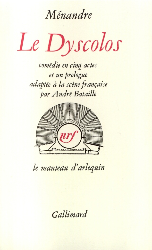 [9782070243839] Le Dyscolos