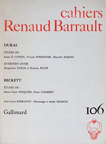 [9782070256204] Cahiers Renaud Barrault