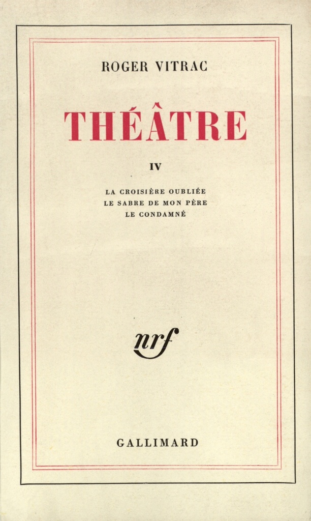 [9782070265732] Théâtre