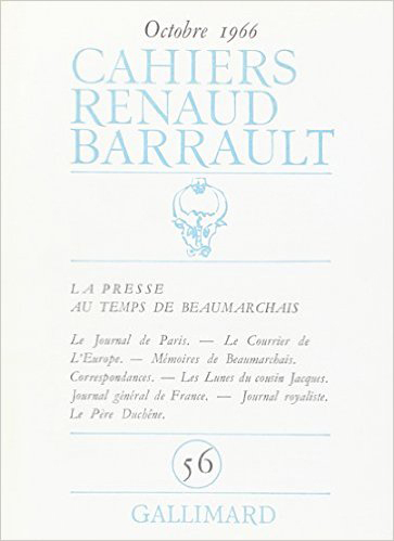 [9782070277377] Cahiers Renaud Barrault