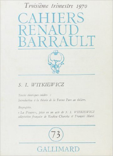 [9782070277544] Cahiers Renaud Barrault