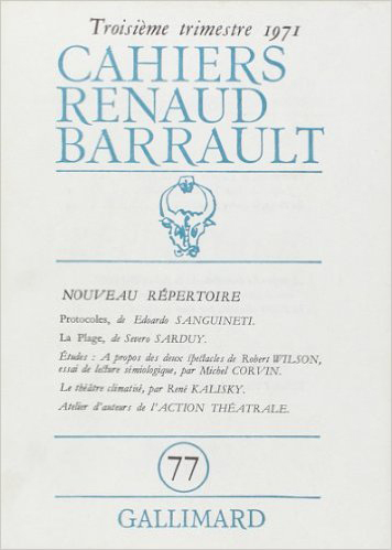Cahiers Renaud Barrault