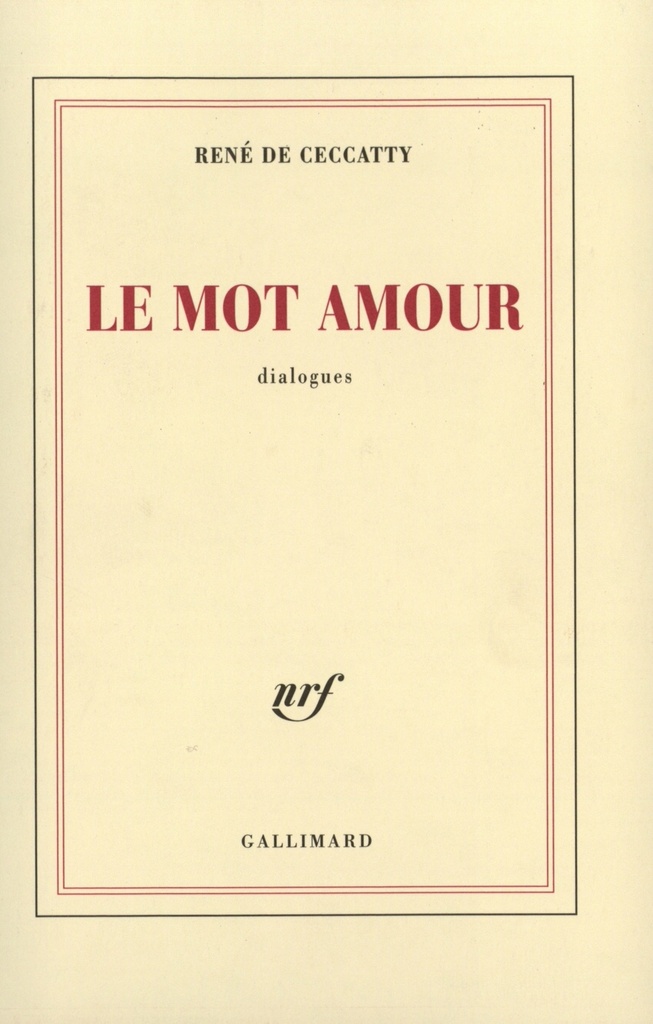 [9782070775729] Le mot amour