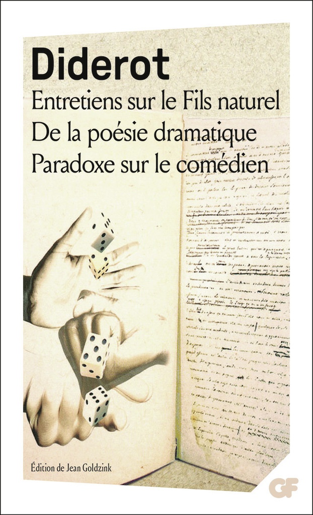 [9782080141156] Entretiens sur Le Fils naturel - De la poésie dramatique - Paradoxe sur le comédien