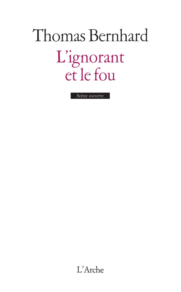 [9782851810335] L'Ignorant et le Fou