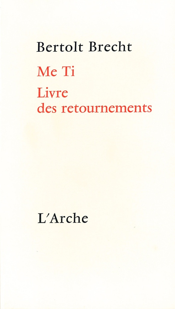 [9782851811790] Me Ti. Livre des retournements