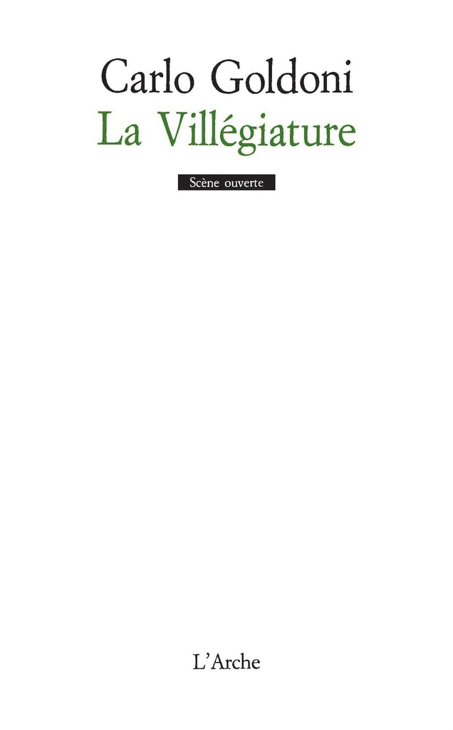 [9782851812957] La Villégiature