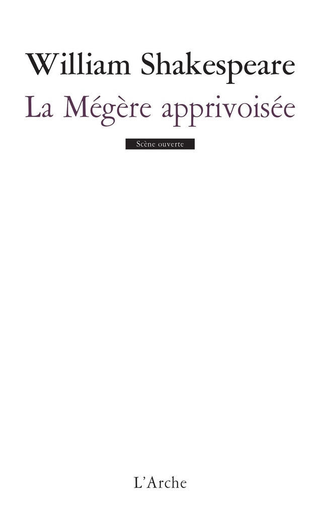 [9782851818522] La Mégère apprivoisée