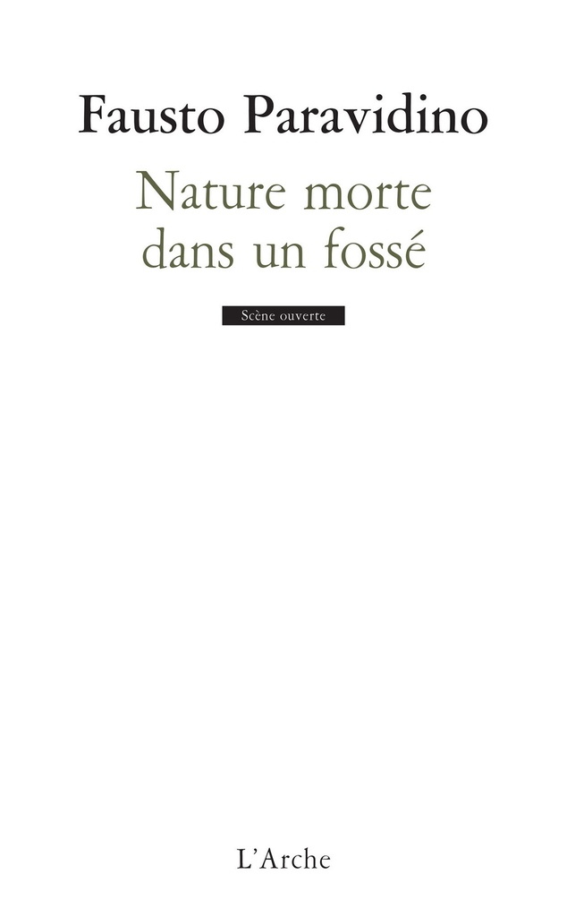Nature morte dans un fossé