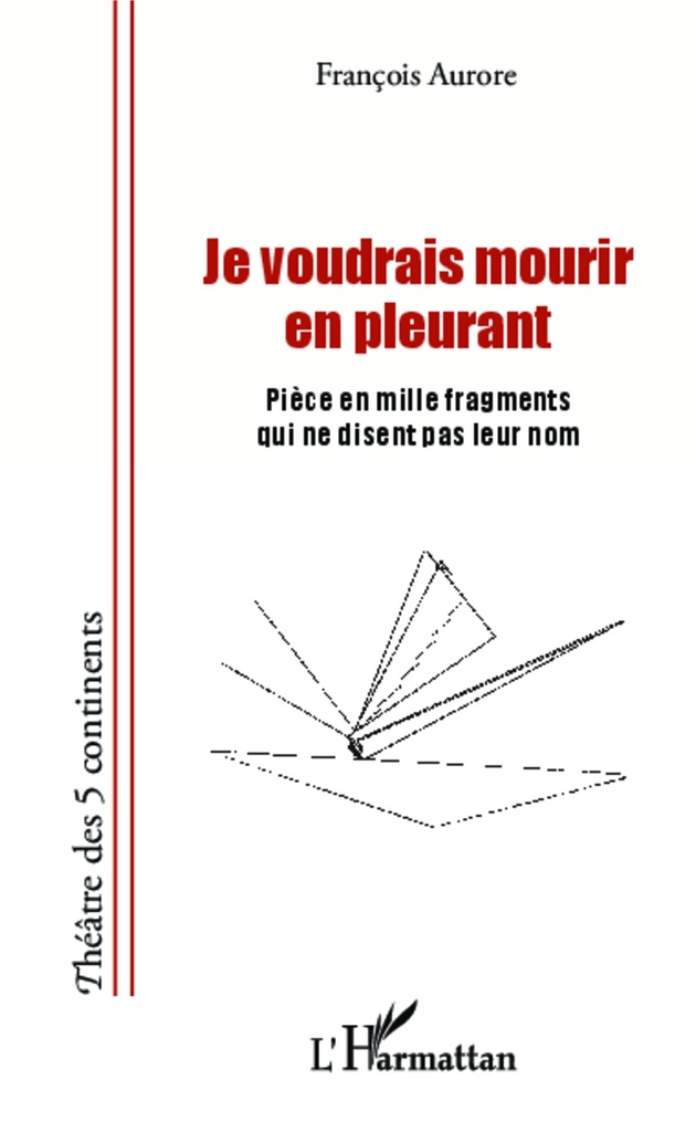 [9782343035826] Je voudrais mourir en pleurant