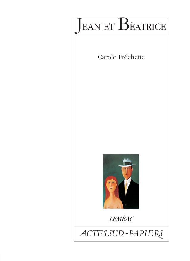 [9782742737086] Jean et Béatrice