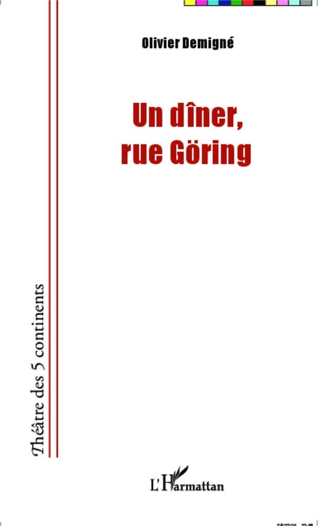 [9782343051413] Un dîner, rue Göring