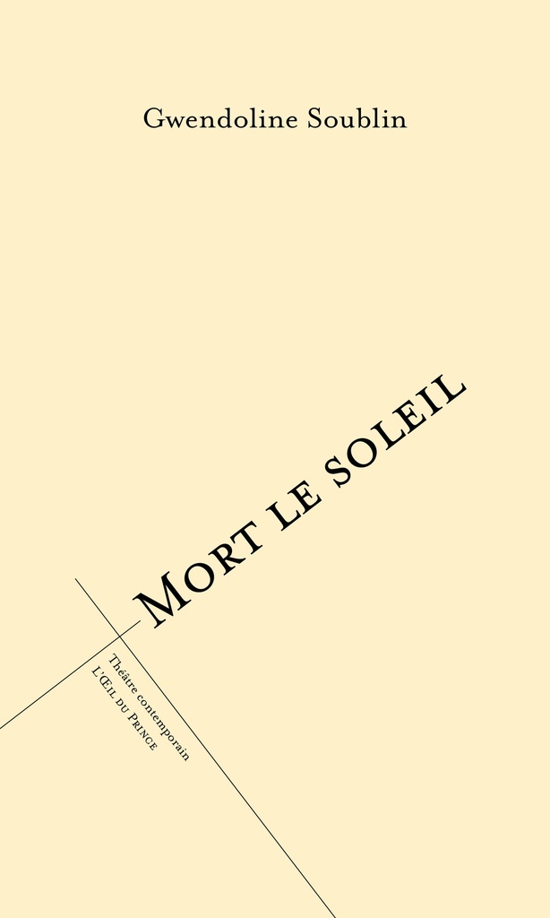 [9782351052129] Mort le soleil