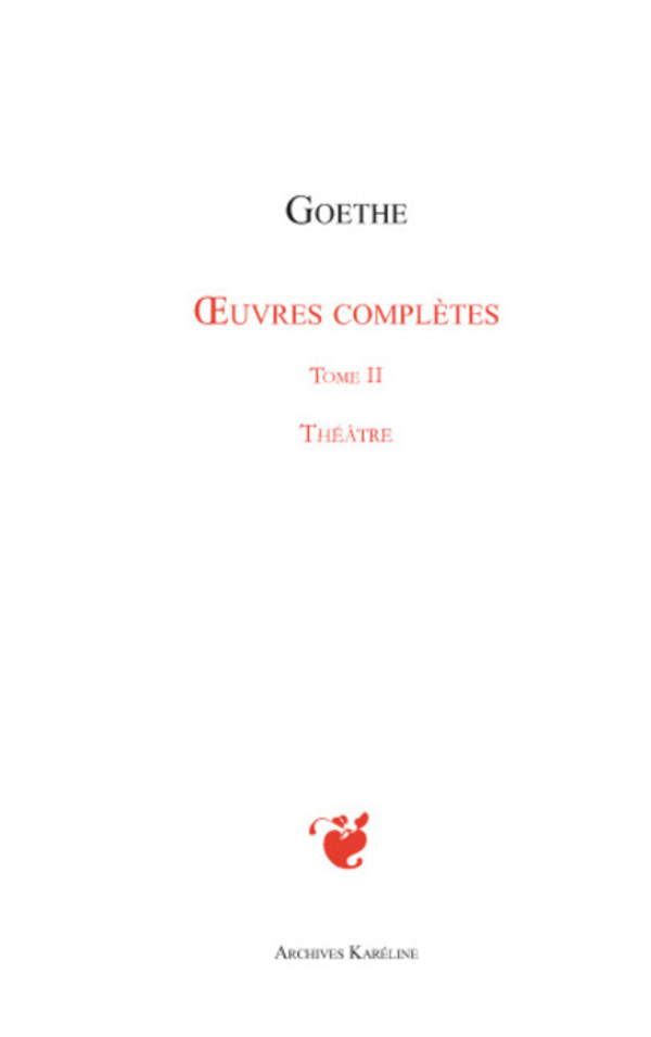 [9782357480155] Oeuvres complètes Tome II