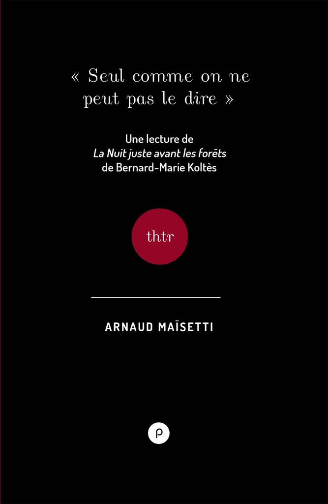 [9782371775268] Seul comme on ne peut pas le dire