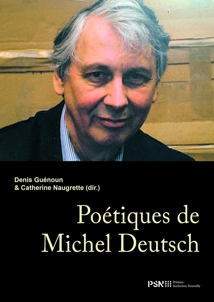 [9782379061295] Poétiques de Michel Deutsch