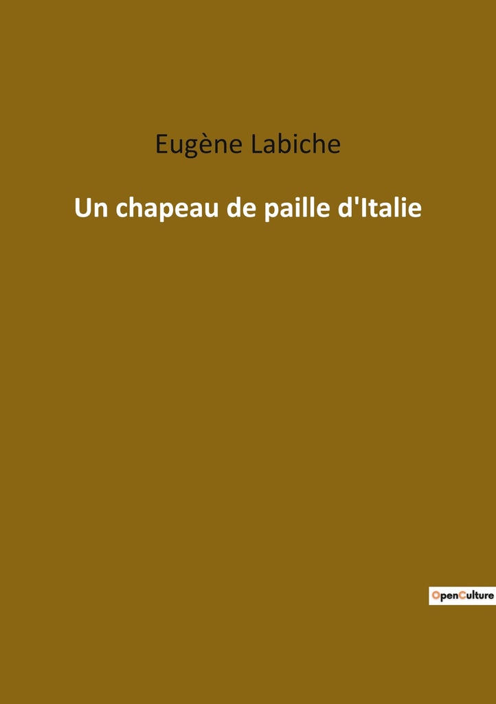 Un chapeau de paille d'Italie