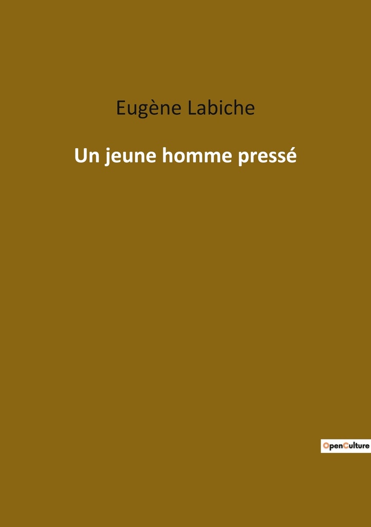 [9782385089726] Un jeune homme pressé