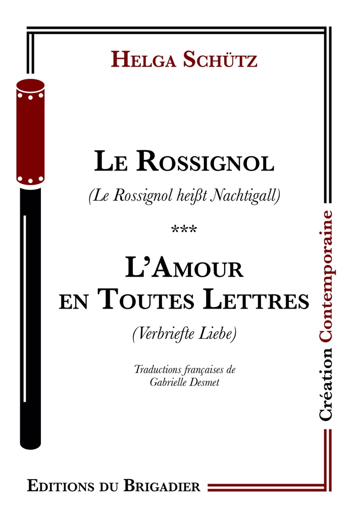 [9782487987340] Le Rossignal * L'Amour en Toutes Lettres