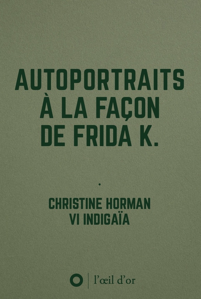 [9782490437535] Autoportraits à la façon de Frida K.