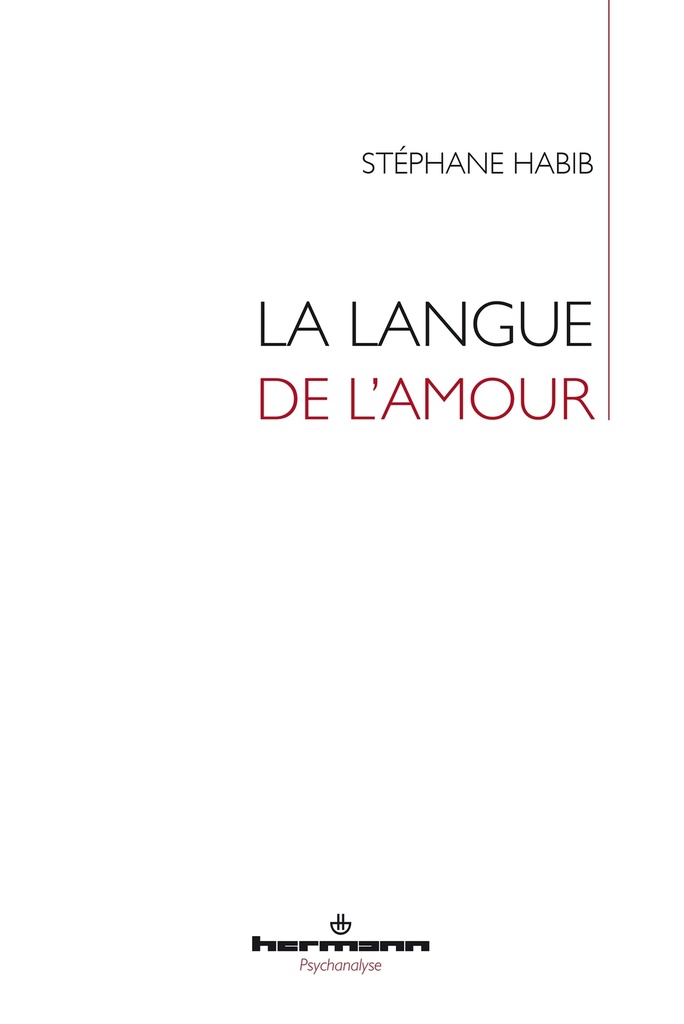 [9782705692575] La Langue de l'amour