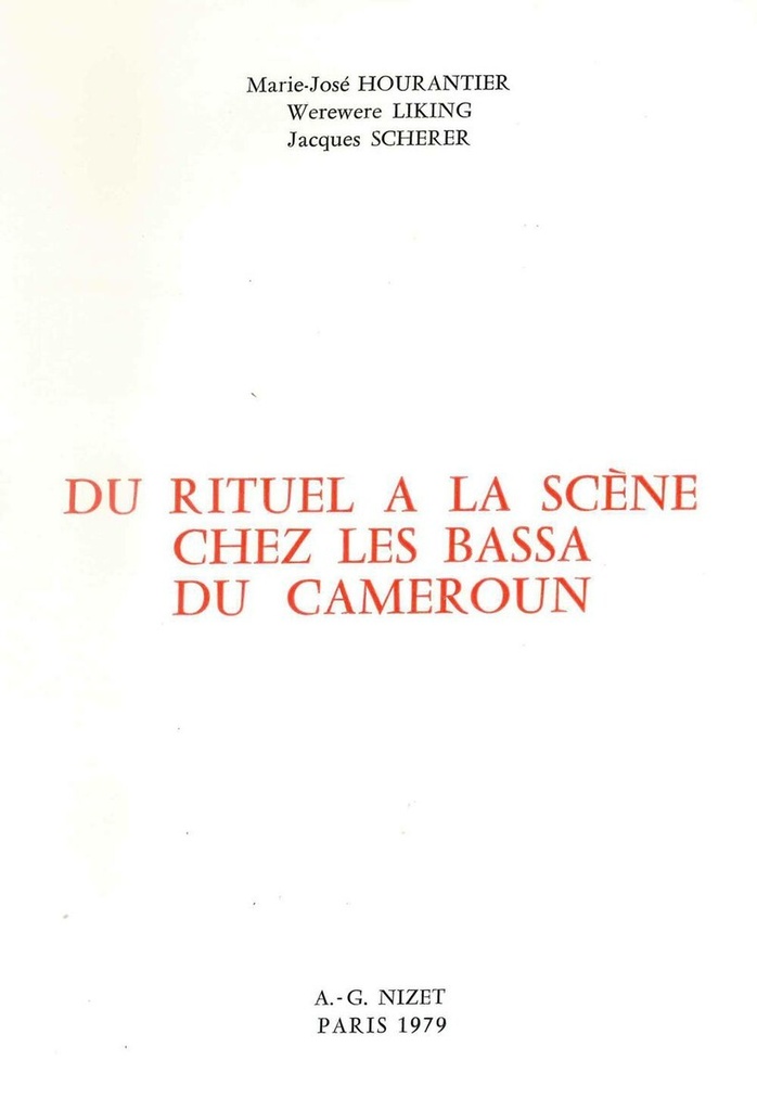 Du rituel à la scène chez les bassa du Cameroun