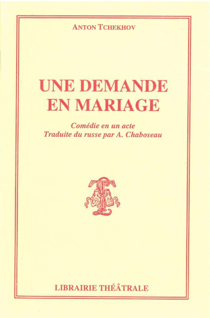 [9782734900429] Une demande en mariage