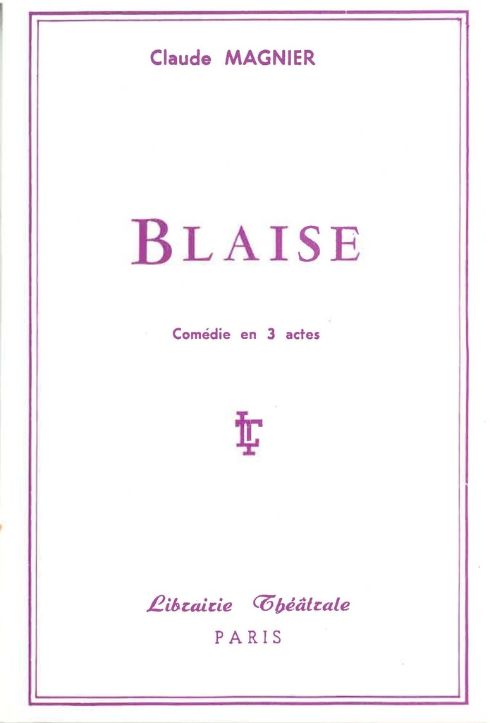 [9782734901716] Blaise