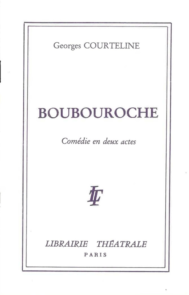 [9782734901785] Boubouroche