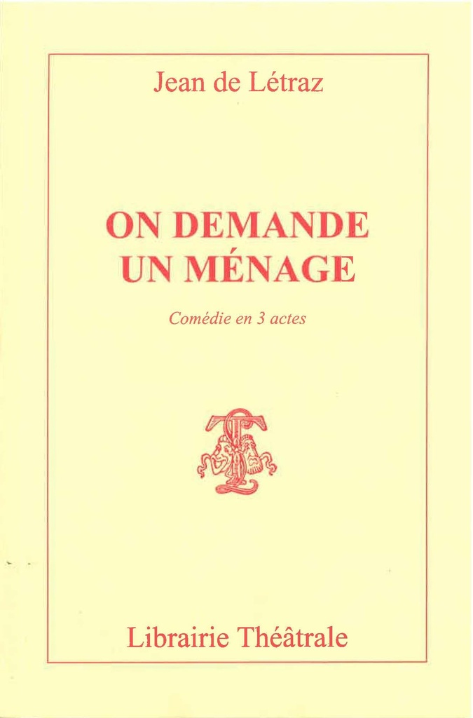 [9782734903451] On demande un ménage