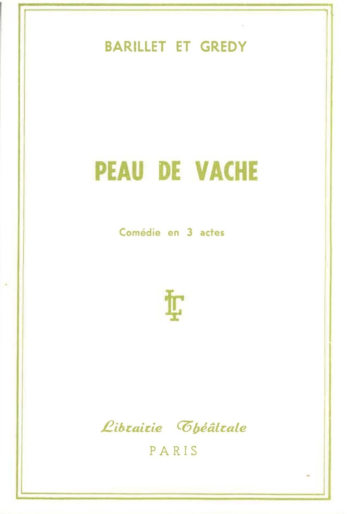 [9782734903598] Peau de vache