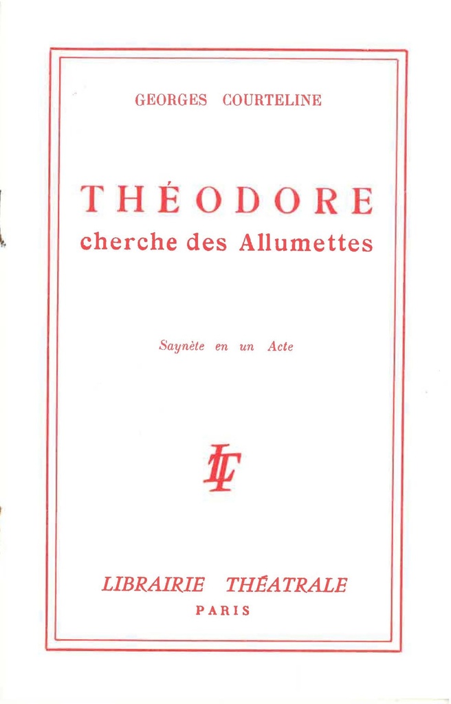 [9782734903970] Théodore cherche des allumettes