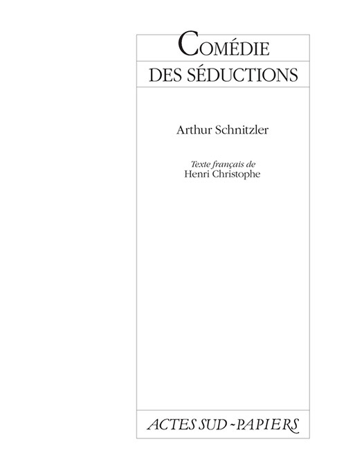 [9782742703968] Comedie Des Seductions (la)
