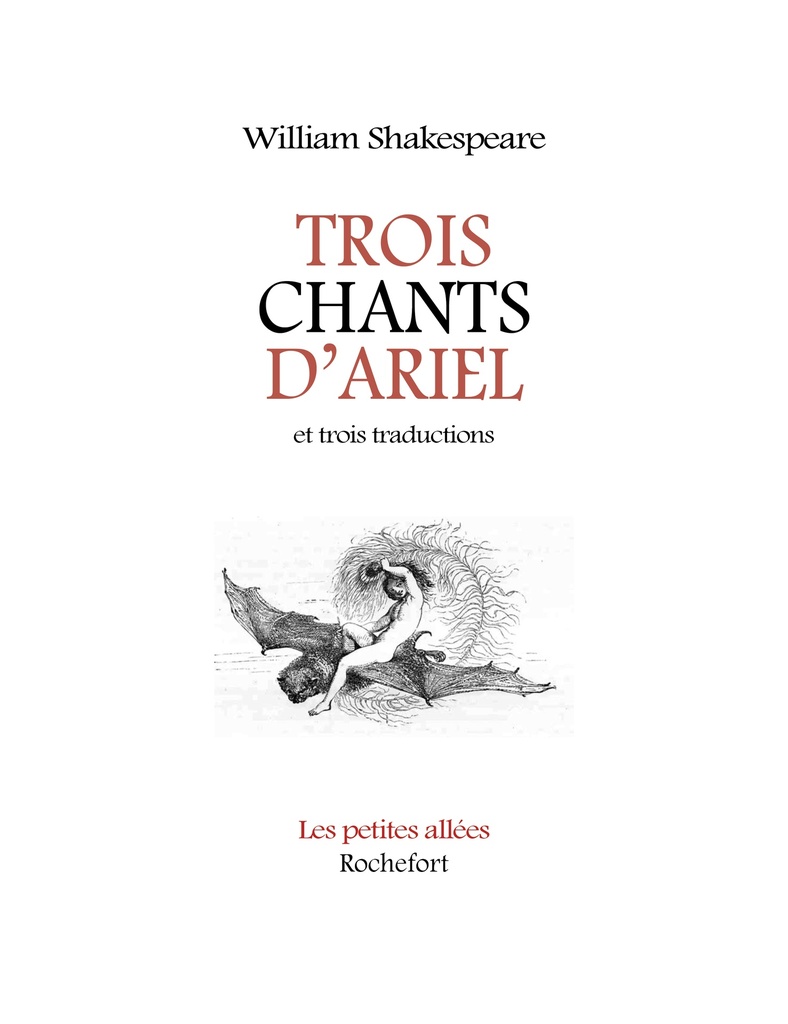 [9791092910650] Trois chants d'Ariel