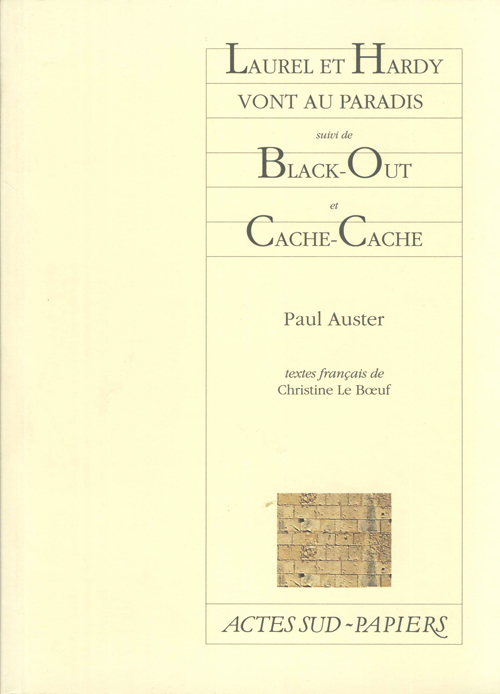 [9782742725793] Laurel et Hardy vont au paradis suivi de : Black-Out et Cache-