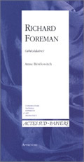 [9782742721597] Richard Foreman