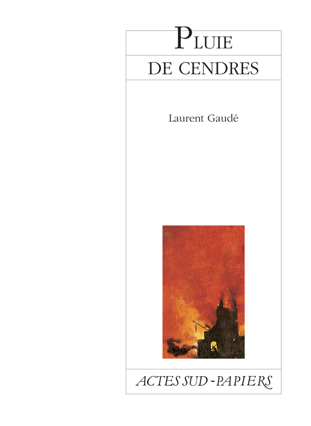 [9782742730278] Pluie de cendres