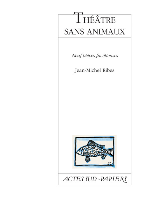 [9782742734276] Théâtre sans animaux