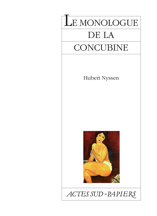 [9782742764372] Le Monologue de la concubine