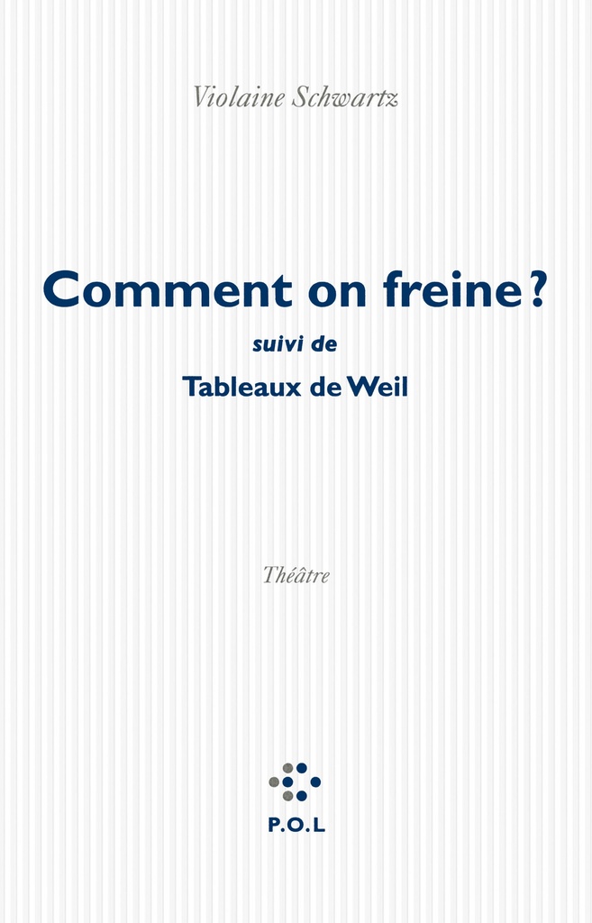 [9782818037515] Comment on freine ?/Tableaux de Weil